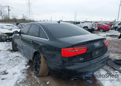 2014 Audi A6 2.0T Premium z USA, uszkodzony, nr VIN WAUFFAFC8EN137503
